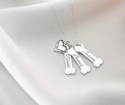 Hondenbotjes met Hartje | Ketting