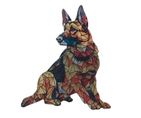 Car scent German Shepherd ceramic