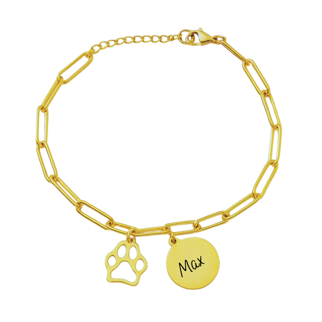 Armband | Munt en Hondenpootje