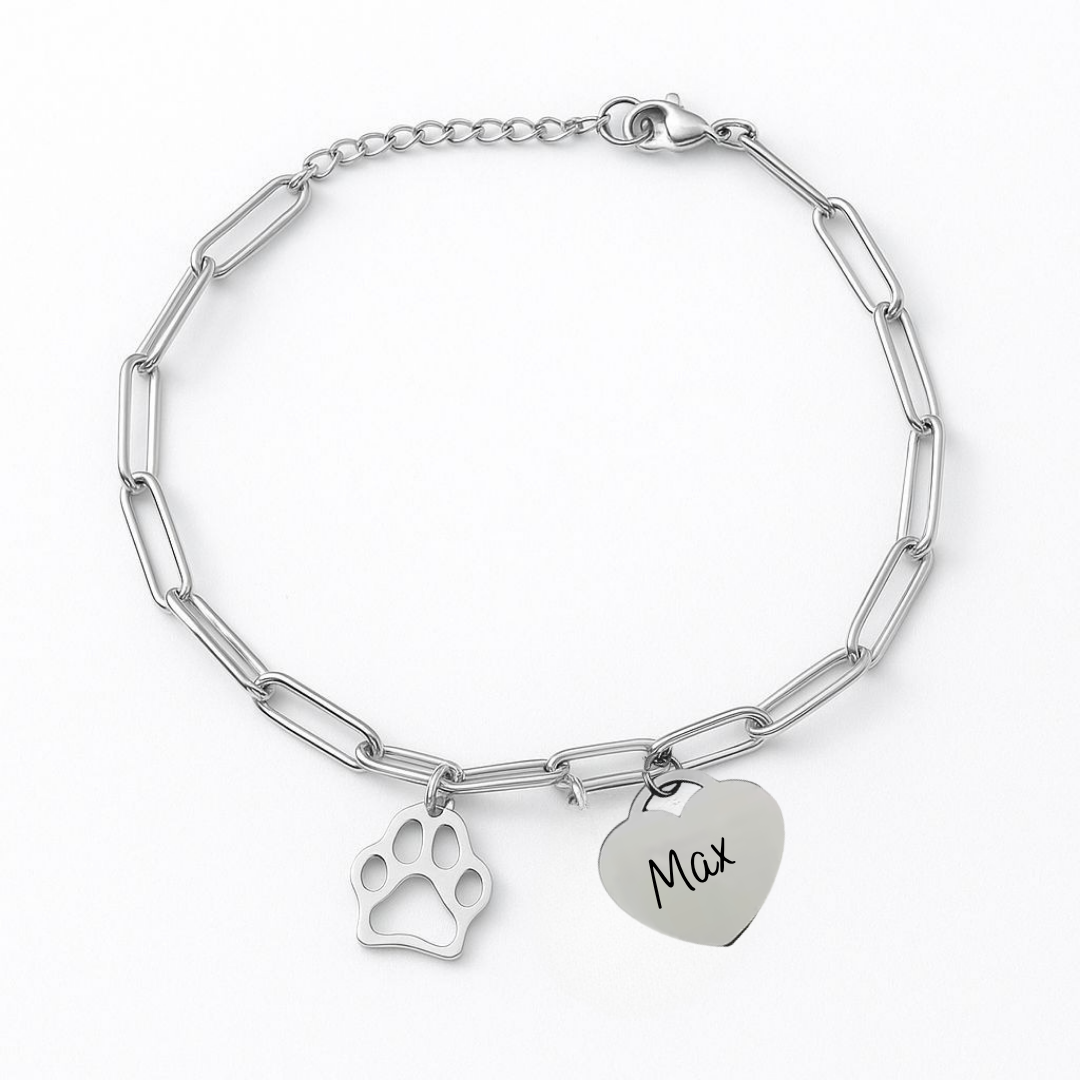 Armband | Munt en Hondenpootje