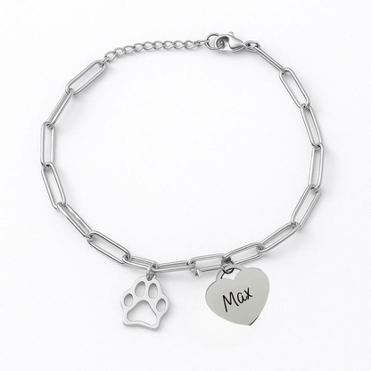 Armband | Munt en Hondenpootje