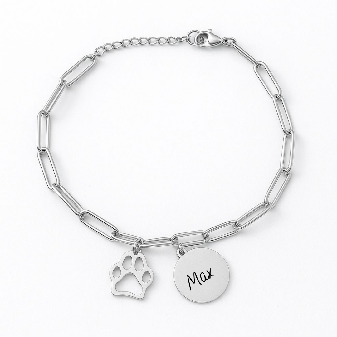 Armband | Munt en Hondenpootje