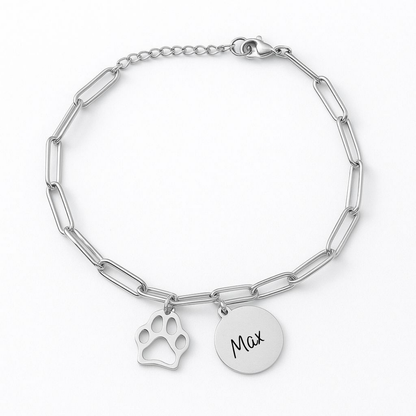 Armband | Munt en Hondenpootje