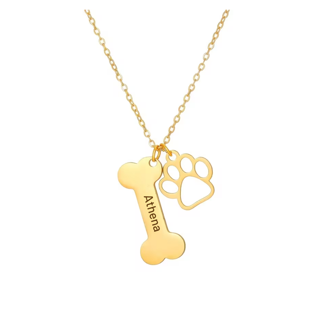 Hondenbotje met Naam | Ketting