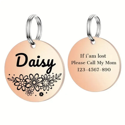 Dog tag with special engravings