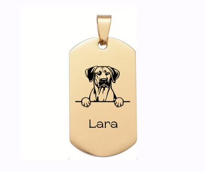 WoefKop dog tag