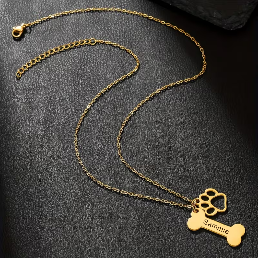 Hondenbotje met Naam | Ketting