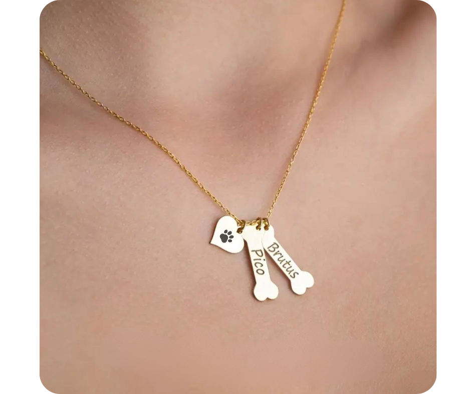 Hondenbotjes met Hartje | Ketting