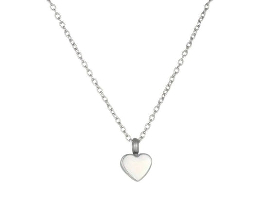 Stainless steel heart pendant
