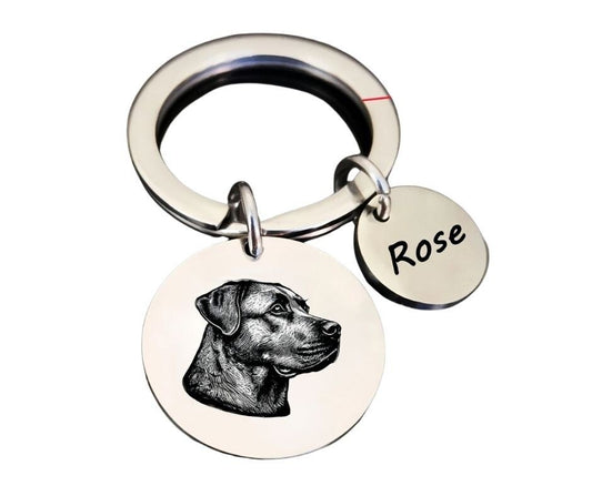Keychain - PawPrint Duo