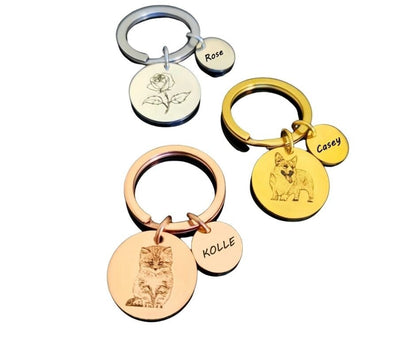 Sleutelhanger - PawPrint Duo