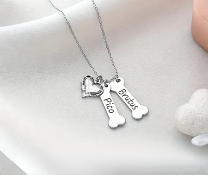 Hondenbotjes met Hartje | Ketting