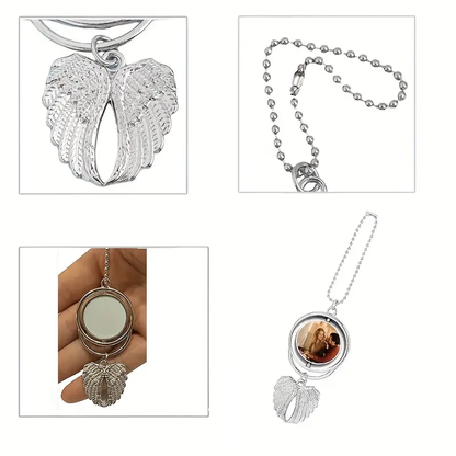 Angel Wings Autohanger met foto