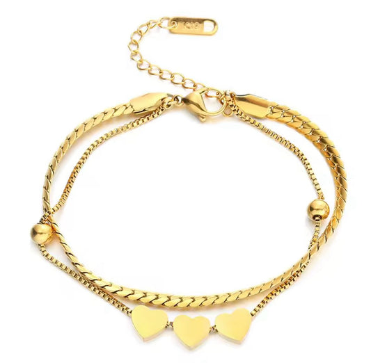 Bracelet | Golden Heartbeat
