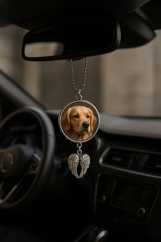 Angel Wings Autohanger met foto