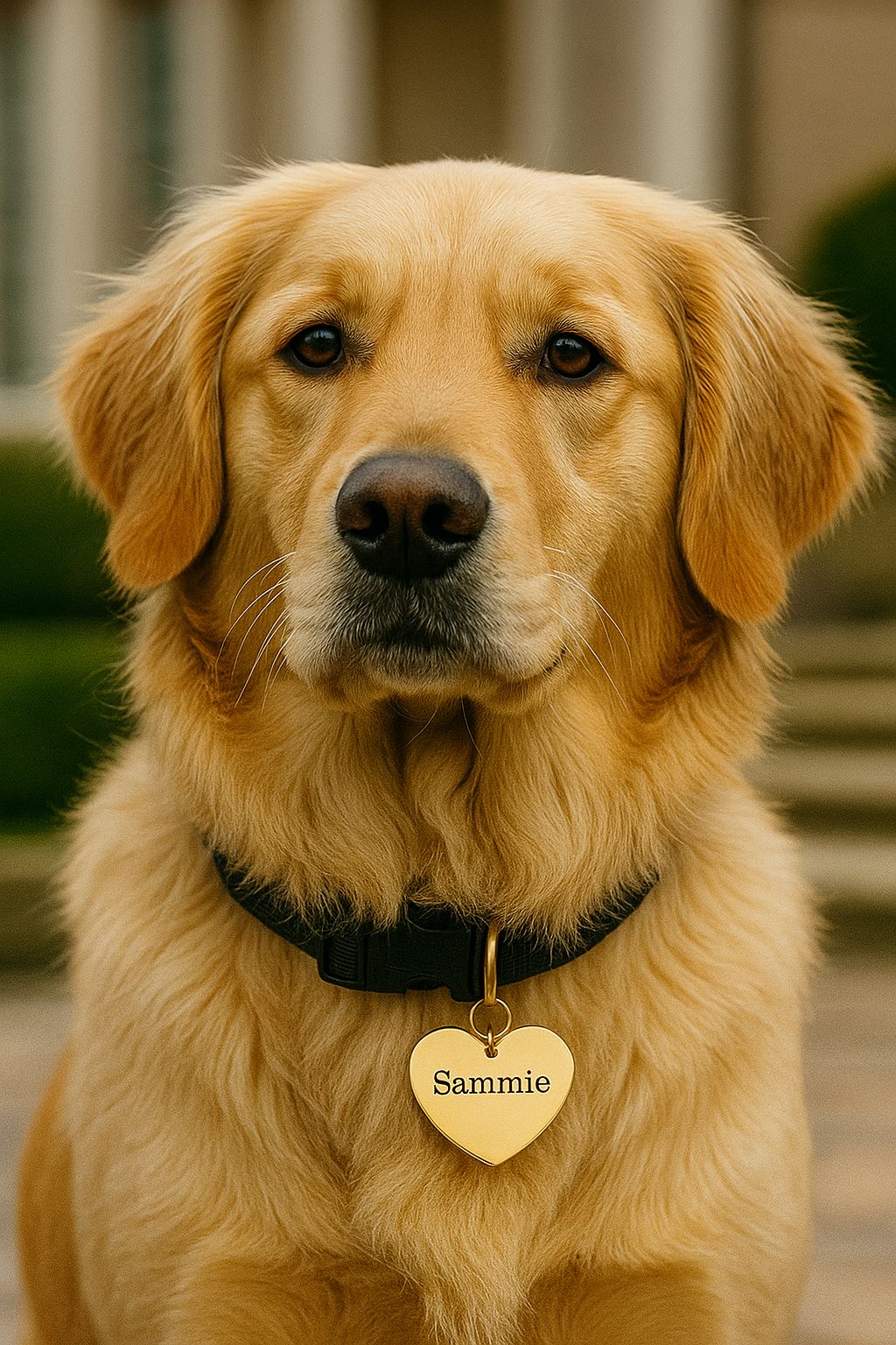 Hondenpenning Golden Love