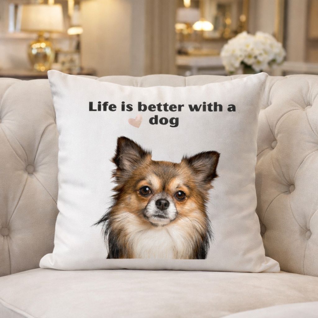 Kussen - Life is better with a Dog 🩷
