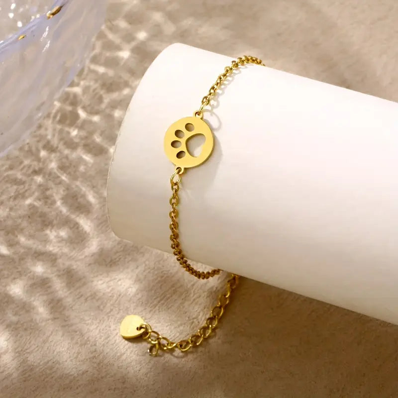 Armband | Hondenpootje rond