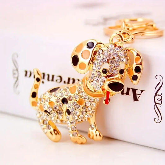 BlingPup Dalmatian Keychain