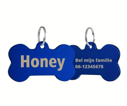 Dog Tag Stainless Steel Large