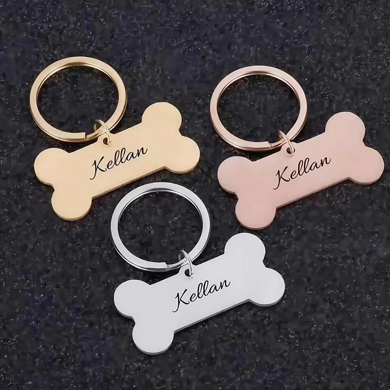 Dog Tag Stainless Steel Large