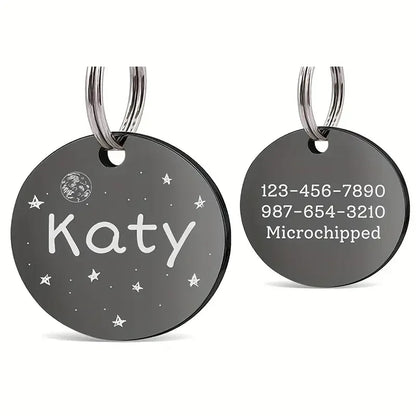 Dog tag with special engravings
