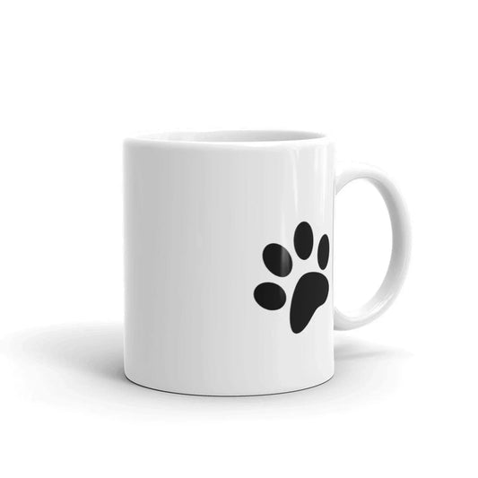 Dog Mom Pawprint Beker