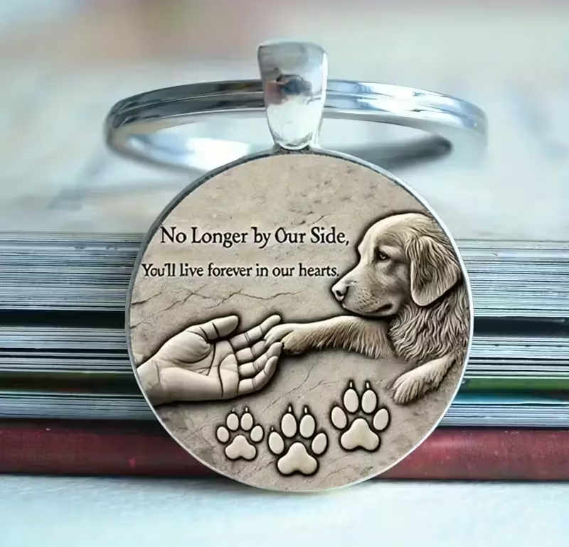 Herdenkingssleutelhanger Hond