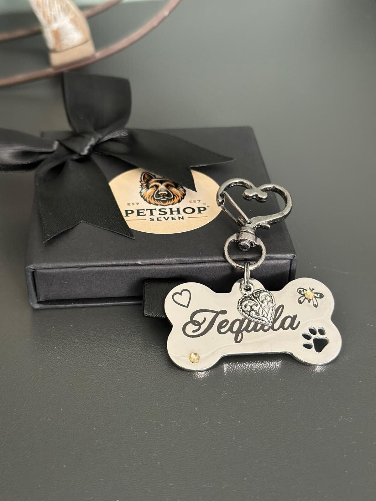 Dog tag Romantic Butterfly