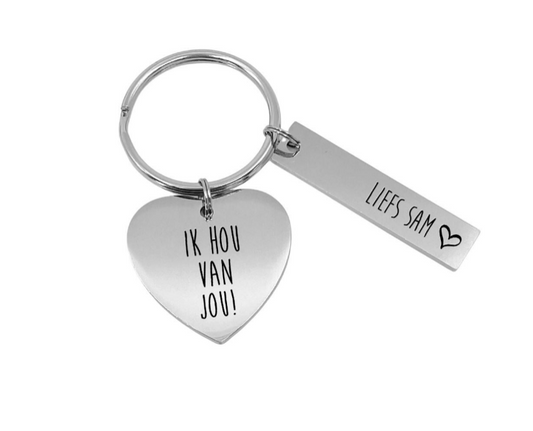 Keychain I love you