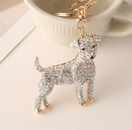 BlingPup Zodiac Keychain