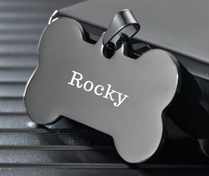 Dog Tag Stainless Steel Large